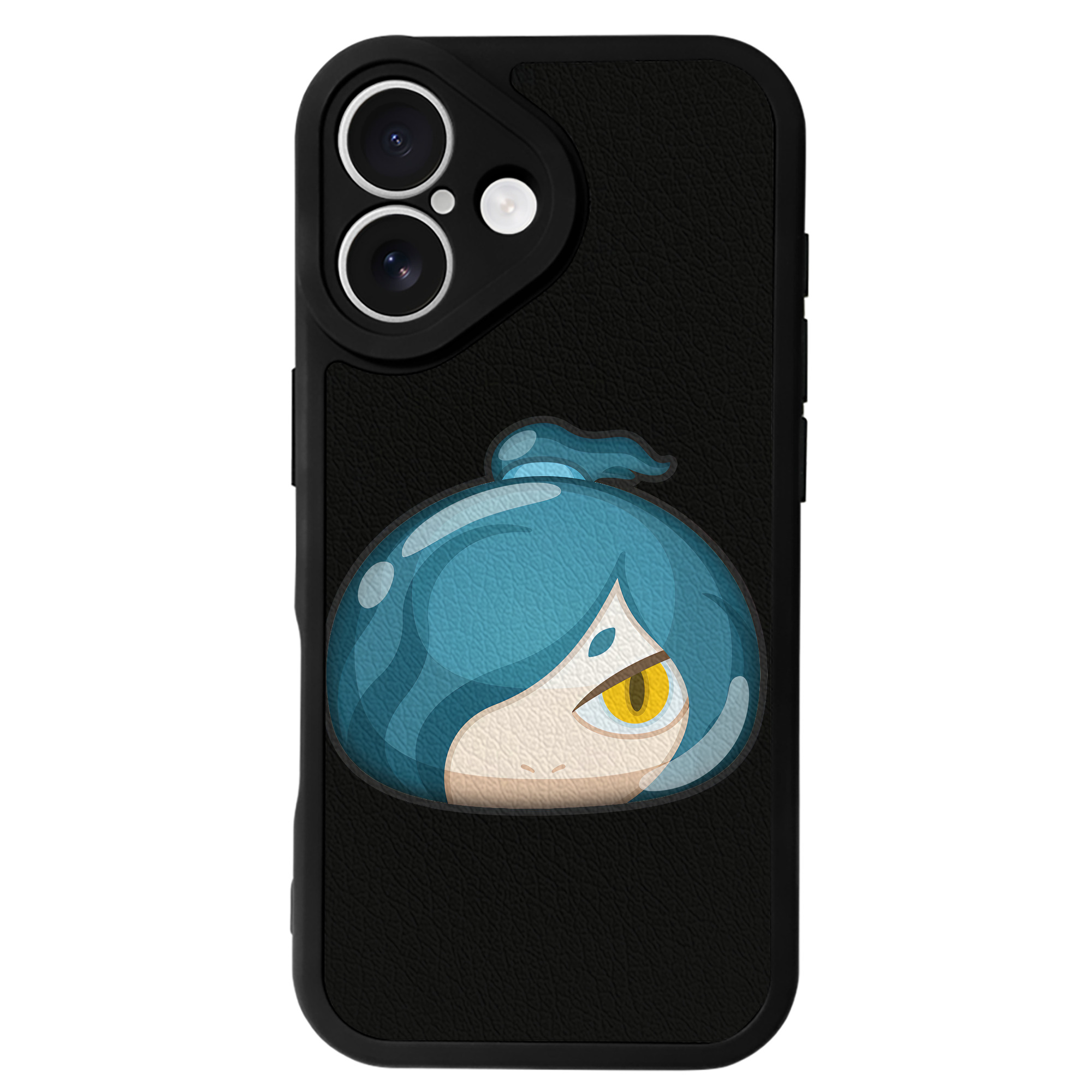（画像用） 妖怪ウォッチ Yo-kai Watch 【iPhone 16シリーズ対応】シリコンスマホケース（レザー調） 材質：シリコン